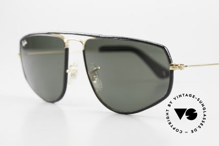 Ray Ban Fashion Metal 3 Limited Leder Edition 80er, ultra seltene Leder-Edition: mit Leder überzogen, Passend für Herren und Damen