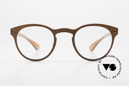 Lucas de Stael Minotaure Thin 03 Rahmenfarbe Heisst Whisky, eine klassische UNISEX-Brille; handmade in France, Passend für Herren und Damen