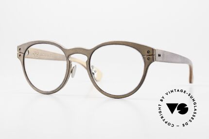 Lucas de Stael Minotaure Ray 03 Lederbrille Panto Style Details