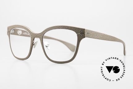 Lucas de Stael Monsieur Seguin 04 Brille Mit Echtem Ziegenleder, klassisches Design, made in France; Connoisseur-Brille, Passend für Herren und Damen