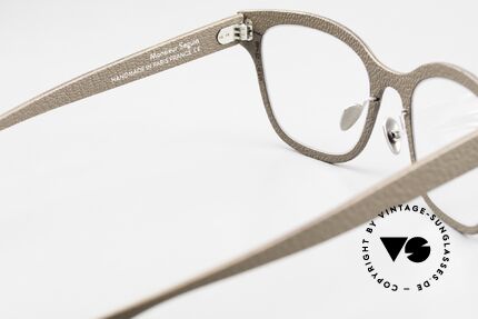 Lucas de Stael Monsieur Seguin 04 Brille Mit Echtem Ziegenleder, diese Fassung ist beliebig verglasbar (gleitsichtfähig), Passend für Herren und Damen