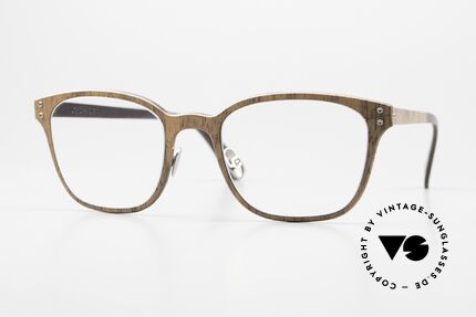 Lucas de Stael Nemus Thin 09 Luxus Brille Holz & Leder Details