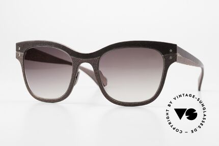 Lucas de Stael Minotaure Split 29 Damensonnenbrille Leder Details