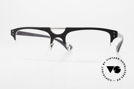 Lucas de Stael Minotaure Thin 15 Nylor-Brille Lederüberzug Details