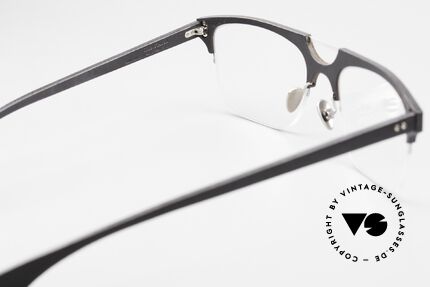 Lucas de Stael Minotaure Thin 15 Nylor-Brille Lederüberzug, diese Fassung ist beliebig verglasbar (gleitsichtfähig), Passend für Herren