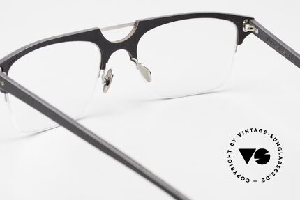 Lucas de Stael Minotaure Thin 15 Nylor-Brille Lederüberzug, Größe: medium, Passend für Herren