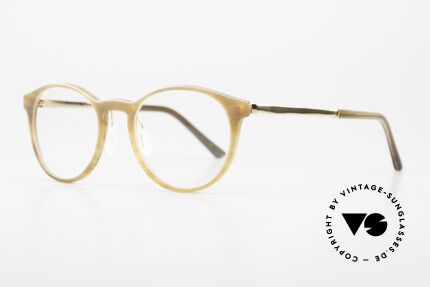 Hoffmann TG8310 Naturhorn Titan Kombination, Ti-Line = leichte Titanium-Bügel und Naturhorn-Front, Passend für Herren und Damen
