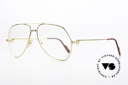 Cartier Vendome Santos - M Altes Original Von 1983, Santos-Dekor (3 Schrauben) in MEDIUM Gr. 59-14, 140, Passend für Herren
