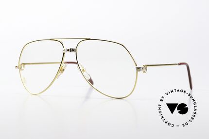 Cartier Vendome Santos - M Altes Original Von 1983, Vendome = das berühmteste Brillendesign von CARTIER, Passend für Herren