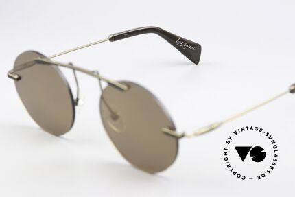 Yohji Yamamoto YY7011 Randlos Design Sonnenbrille, entspiegelte Sonnengläser (für 100% UV Protection), Passend für Herren und Damen