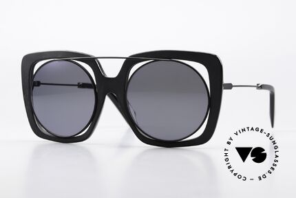 Yohji Yamamoto YY7009 Oversized Brille Avantgarde Details