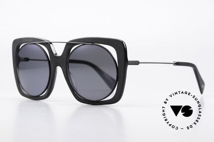 Yohji Yamamoto YY7009 Oversized Brille Avantgarde, klare, auffallende Formen; oft in übergroßen Maßen, Passend für Damen