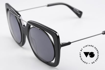 Yohji Yamamoto YY7009 Oversized Brille Avantgarde, ausdrucksstarke Designer-Sonnenbrille mit Charakter, Passend für Damen