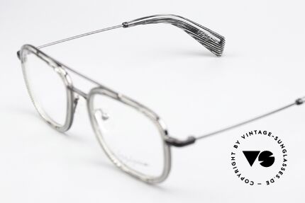 Yohji Yamamoto YY1026 Designerbrille Avantgarde, in den Yamamoto-Farben: schwarz, grau, gunmetal, Passend für Herren