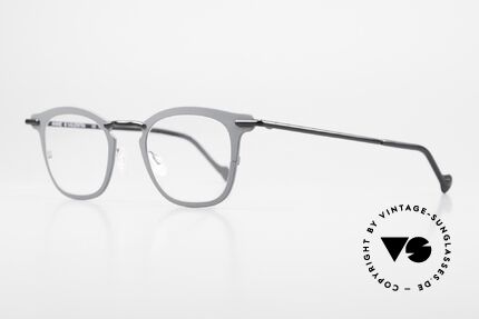 Anne Et Valentin Helium Titaniumbrille Unisex, das Ehepaar Anne (Künstlerin) & Valentin (Optiker), Passend für Herren und Damen