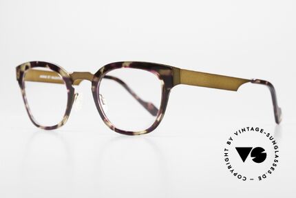 Anne Et Valentin Francesca Material Kombi-Brille Unisex, das Ehepaar Anne (Künstlerin) & Valentin (Optiker), Passend für Damen