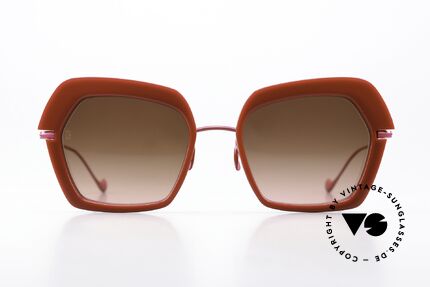 Caroline Abram Warda Sehr Feminine Sonnenbrille, eine zauberhafte Damen-Sonnenbrille aus Paris, Passend für Damen