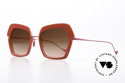 Caroline Abram Warda Sehr Feminine Sonnenbrille, inspiriert vom Charme Floridas der 1960er Jahre, Passend für Damen