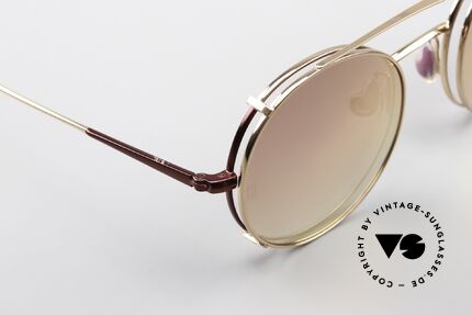 Caroline Abram Virginia Damenbrille mit Sonnen-Clip, Größe: small, Passend für Damen