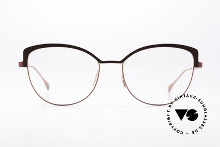 Caroline Abram Ysia Feminine Brille Rockabilly, eine zauberhafte Damen Metallbrille aus Paris, Passend für Damen