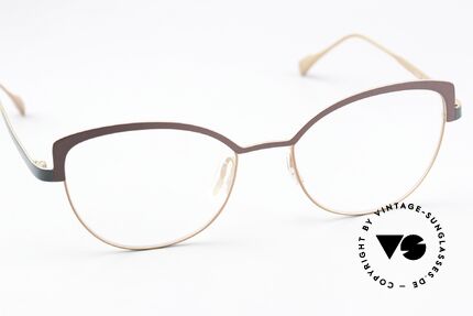 Caroline Abram Yoko Sehr Feminine Brille 60er Stil, ungetragenes Exemplar aus dem Jahre 2019; Vertu, Passend für Damen