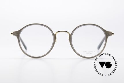 Masunaga GMS-826 High-End Pantobrille Unisex, Masunaga Brille, Modell GMS-826, Gr. 45-22, c. 22, Passend für Herren und Damen