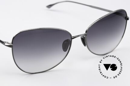 Masunaga 9003 Sehr Elegante Sonnenbrille, Präzision und aufwändige Gravuren als Stilmerkmal, Passend für Damen