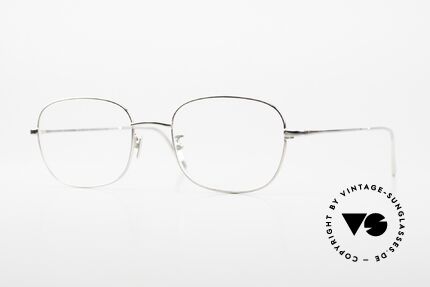 Gernot Lindner GL-301 Eckige Brille 925er Silber Details