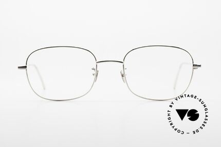 Gernot Lindner GL-301 Eckige Brille 925er Silber, seit 2005 kreiert der Lunor-Gründer Silberbrillen, Passend für Herren und Damen