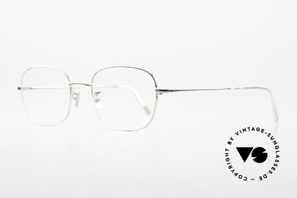 Gernot Lindner GL-301 Eckige Brille 925er Silber, gemacht aus 925er Silber und Palladium-plattiert, Passend für Herren und Damen