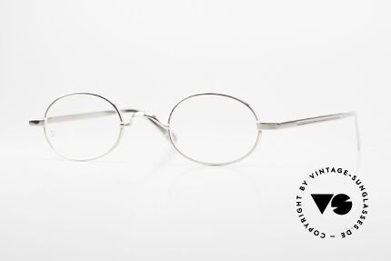 Gernot Lindner GL-I72 Ovale 925er Silberbrille Details