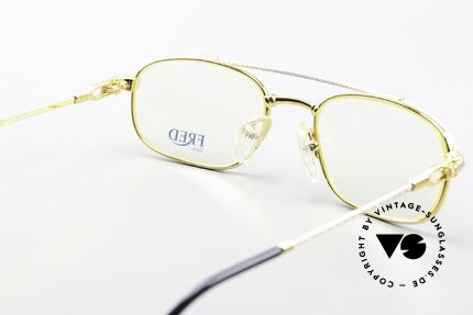Fred Fregate - M Luxus Seglerbrille M Fassung, KEIN RETRO; ein kostbares Original; Medium Gr. 53/19, Passend für Herren