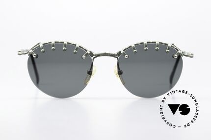 Jean Paul Gaultier 56-5103 Rihanna Vintage Brille, Rahmendesign in Anlehnung an eine Pony-Frisur, Passend für Damen