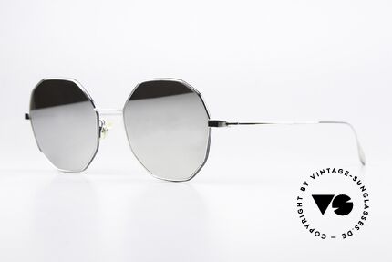 Yuichi Toyama US-013 Titan Silber Verspiegelt, Yuichi Toyama wurde inspiriert von Alexander Calder, Passend für Herren und Damen