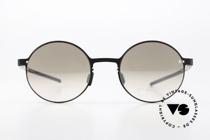 Götti Tamal-S Runde Titan Sonnenbrille, eine superleichte Unisex Sonnenbrille, made in Japan, Passend für Herren und Damen