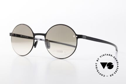 Götti Tamal-S Runde Titan Sonnenbrille, fühlbare Spitzenqualität; zeitlos in Farbe und Form, Passend für Herren und Damen