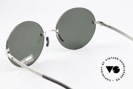 Götti Perspective PRS02 Randlose Sonnenbrille, dunkelgrüne Sonnengläser für 100% UV Protection, Passend für Herren und Damen