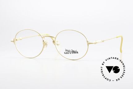 Jean Paul Gaultier 55-6109 Runde Vintage Brille 90er Details