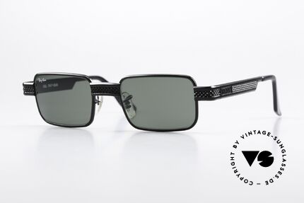 Ray Ban Undercurrent Eine der letzten USA Ray-Ban, RAY-BAN Undercurrent Metal 2 Black Rectangle Brille, Passend für Herren und Damen