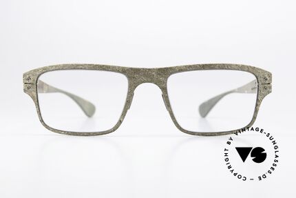Lucas de Stael Petrus P11 Echtes Rindsleder Und Stein, eine einzigartige Designerbrille; handmade in France, Passend für Herren