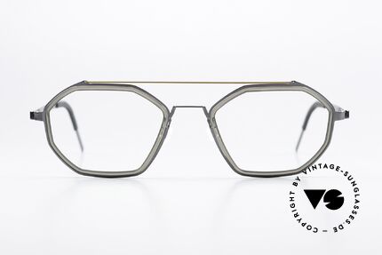 Lindberg 9756 Strip Titanium Interessante Farbkombination, Modell 9756, in Größe 52/21, 135mm Bügel; Farbe PU16, Passend für Herren