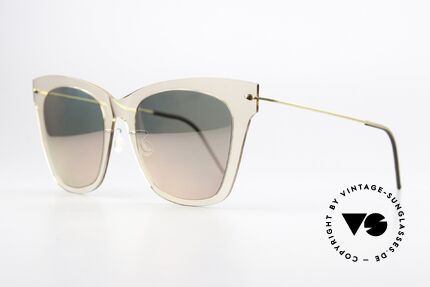 Lindberg 8318 NOW Transparent & Verspiegelt, sehr filigran und dennoch ein absoluter Hingucker!, Passend für Damen