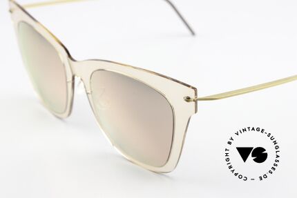 Lindberg 8318 NOW Transparent & Verspiegelt, hauchdünne semi-transparente Front: Kontrast pur,, Passend für Damen