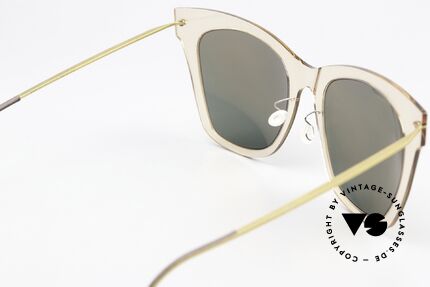 Lindberg 8318 NOW Transparent & Verspiegelt, ungetragenes Designerstück + original Lindberg Etui, Passend für Damen