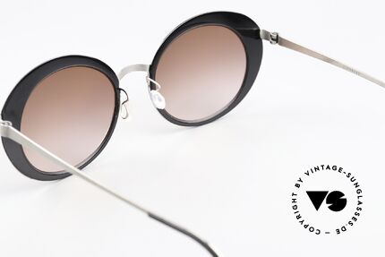 Lindberg 8415 Sun Titan Designerbrille Cateye Stil, MINI-Kratzerchen rechts (daher auf 269€ reduziert), Passend für Damen