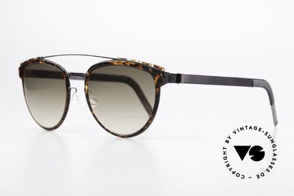 Lindberg 8414 Sun Titan Zauberhafte Damenbrille, geniale Kombination von Farben, Formen, Material, Passend für Damen