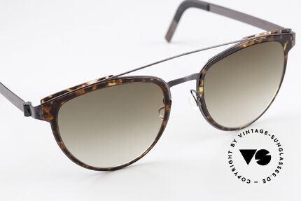 Lindberg 8414 Sun Titan Zauberhafte Damenbrille, ungetragen, braune Verlauf-Sonnengläser; 100% UV, Passend für Damen
