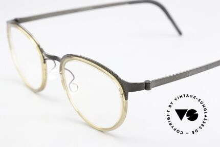 Lindberg 4509 MøF Titanium Wechsel-System Für Gläser, Modell 4509, in Größe 49/23, 145mm Bügel in Farbe PU9, Passend für Herren und Damen
