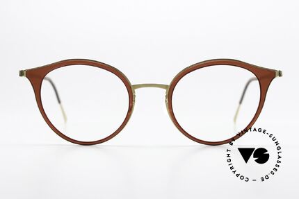 Lindberg 9728 Strip Titanium Sehr Weibliches Brillendesign, hinreißendes Modell 9728 in Größe 48/21, Color PGT, Passend für Damen