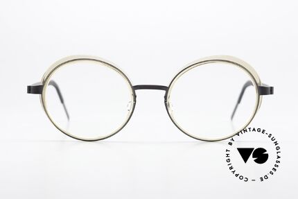 Lindberg 9732 Strip Titanium Runde Designerbrille Damen, Modell 9732, T407, Größe 49/20, Bügel 135, Color U14, Passend für Damen